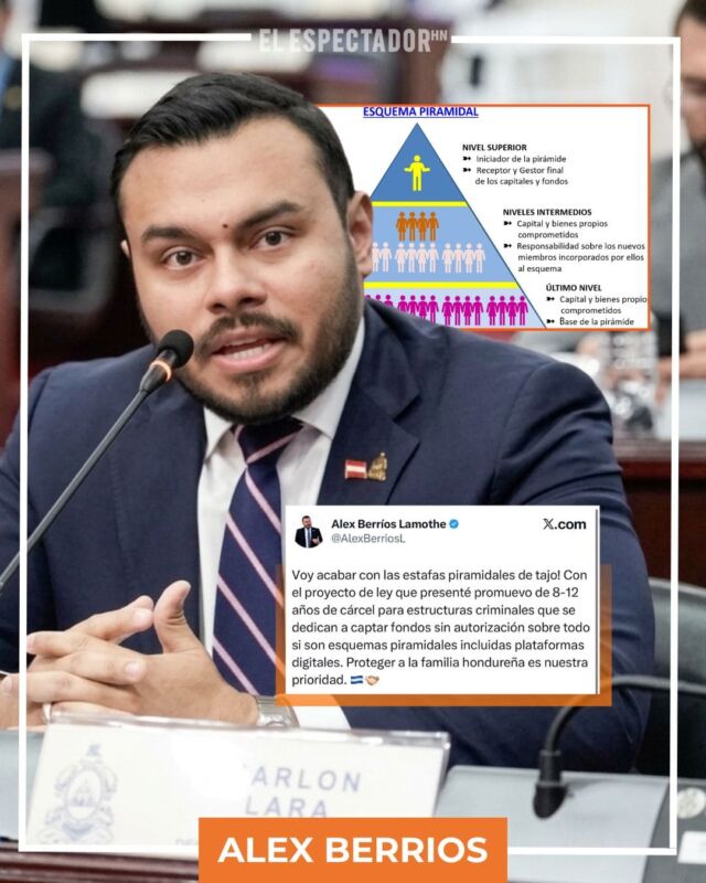 Diputado Alex Berrios va contra vividores de estafas piramidales