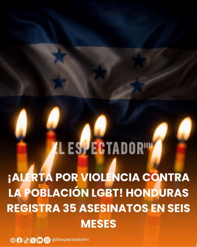 ¡Alerta por violencia contra la población LGBT! Honduras registra 35 asesinatos en seis meses