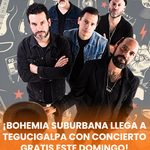 ¡Bohemia Suburbana llega a Tegucigalpa con concierto gratis este domingo!