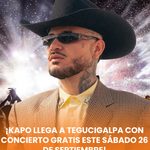 ¡Kapo llega a Tegucigalpa con concierto gratis este sábado 26 de septiembre!