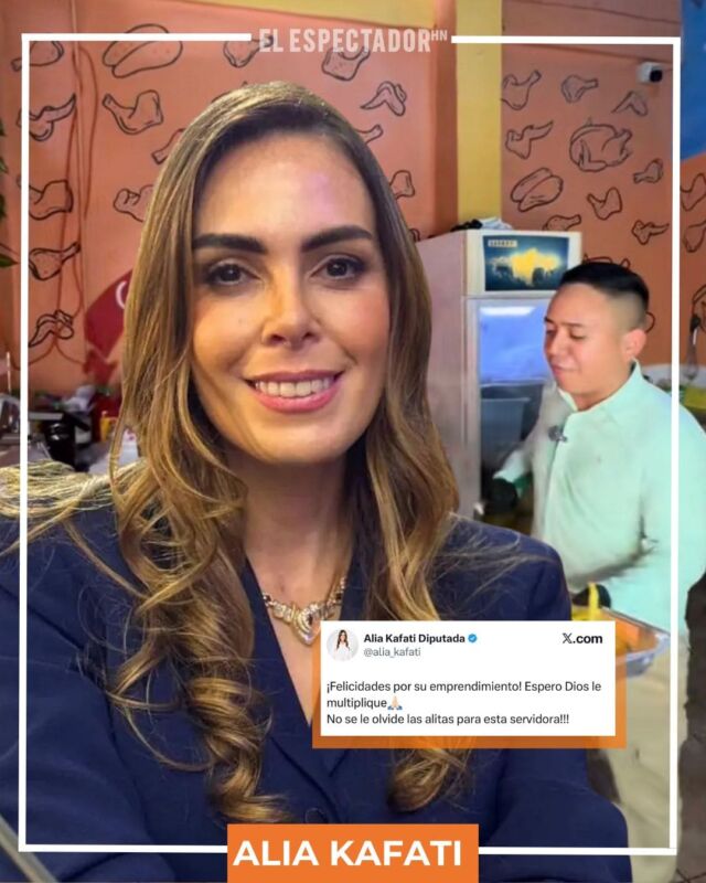 ¡Alía Kafati pide su “premio”! Diputada quiere alitas tras votar contra las reformas a la ENEE