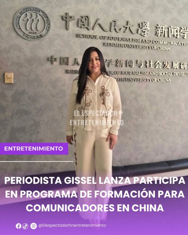 Periodista Gissel Lanza participa en programa de formación para comunicadores en China
