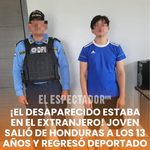 ¡El desaparecido estaba en el extranjero! Joven salió de Honduras a los 13 años y regresó deportado a los 20