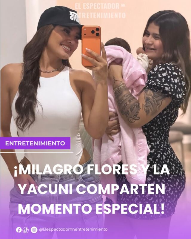 ¡Milagro Flores y La Yacuni comparten momento especial!