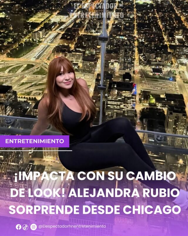 ¡Impacta con su cambio de look! Alejandra Rubio sorprende desde Chicago