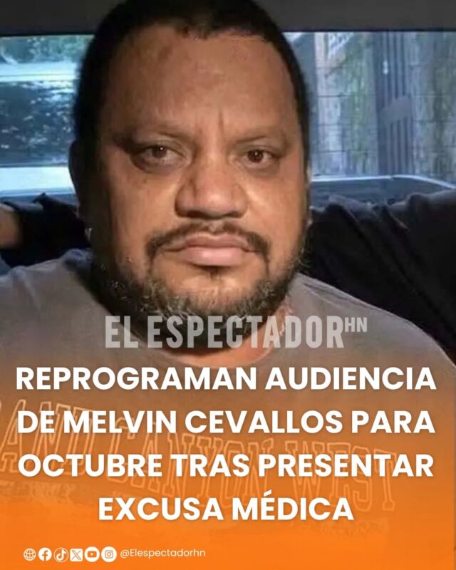 Reprograman audiencia de Melvin Cevallos para Octubre tras presentar defensa excusa médica
