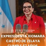 Expresidenta Xiomara Castro de Zelaya cumple 67 años