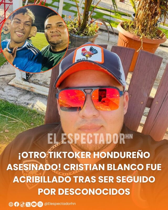 ¡Otro tiktoker hondureño asesinado! Cristian Blanco fue acribillado tras ser seguido por desconocidos