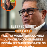 Alerta migratoria contra Juan Orlando Hernández podría ser suspendida en los próximos días