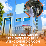 IHSS abarrotado de pacientes mantiene atención médica con normalidad