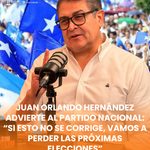 JUAN ORLANDO HERNÁNDEZ ADVIERTE AL PARTIDO NACIONAL: “SI ESTO NO SE CORRIGE, VAMOS A PERDER LAS PRÓXIMAS ELECCIONES”