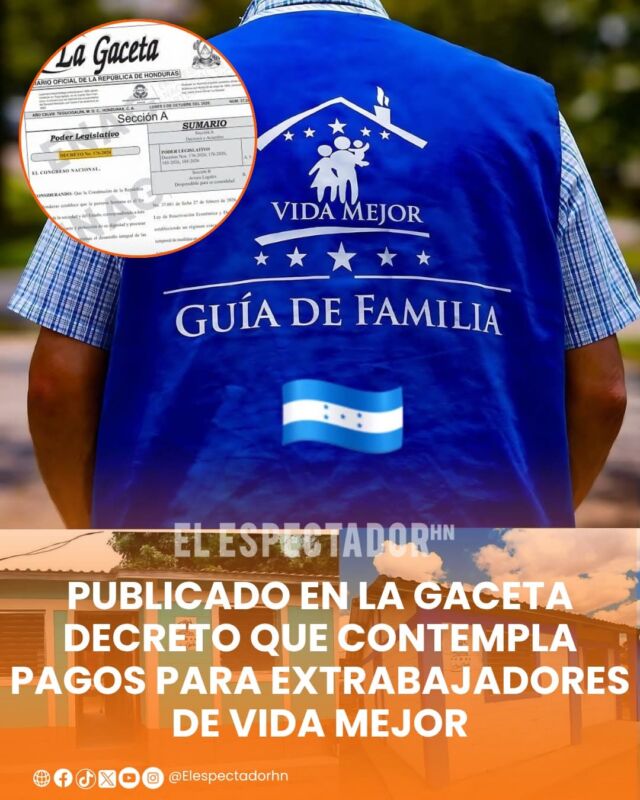 Publicado en la gaceta decreto que contempla pagos para extrabajadores de Vida Mejor
