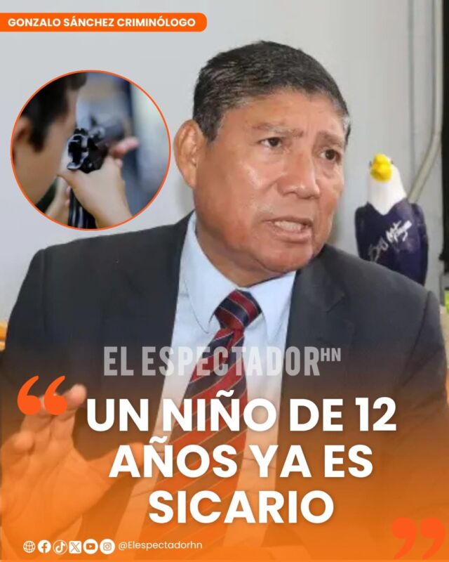 "Un niño de 12 años ya es sicario": criminólogo Gonzalo Sánchez sobre la reducción de la edad punible