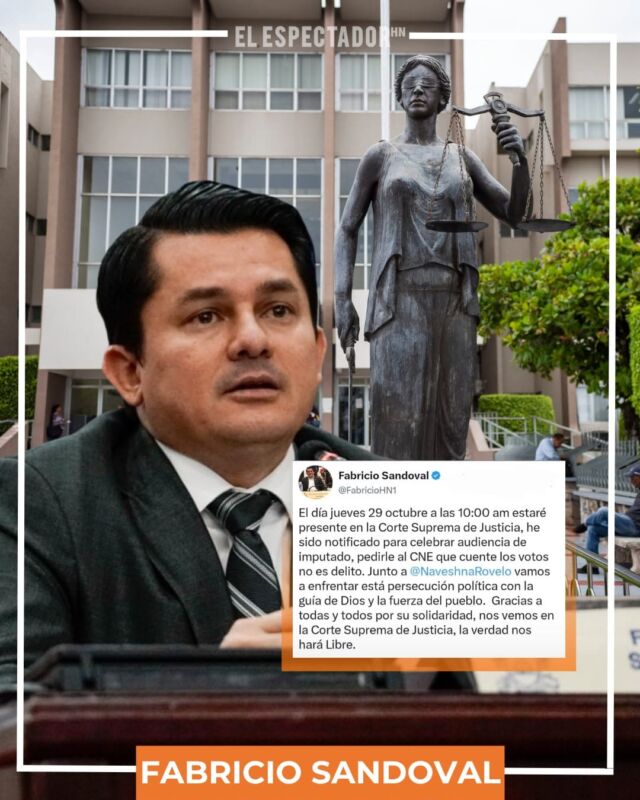 Fabricio Sandoval enfrentará el 29 de octubre su audiencia de imputado: “pedirle al CNE que cuente los votos no es delito”