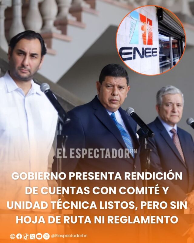 Gobierno presenta rendición de cuentas con comité y unidad técnica listos, pero sin hoja de ruta ni reglamento