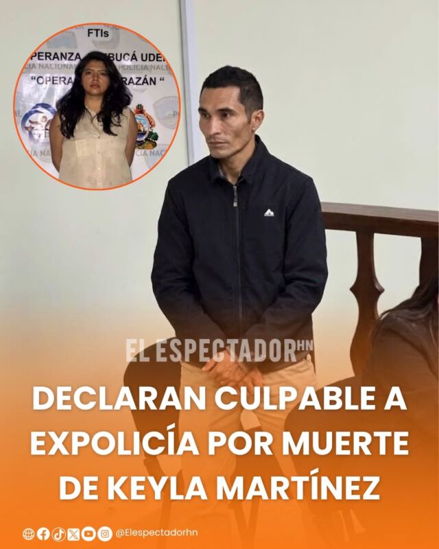 Declaran culpable a expolicía por muerte de Keyla Martínez